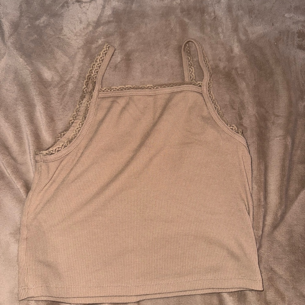 American Eagle Outfitters Tan Tank Top